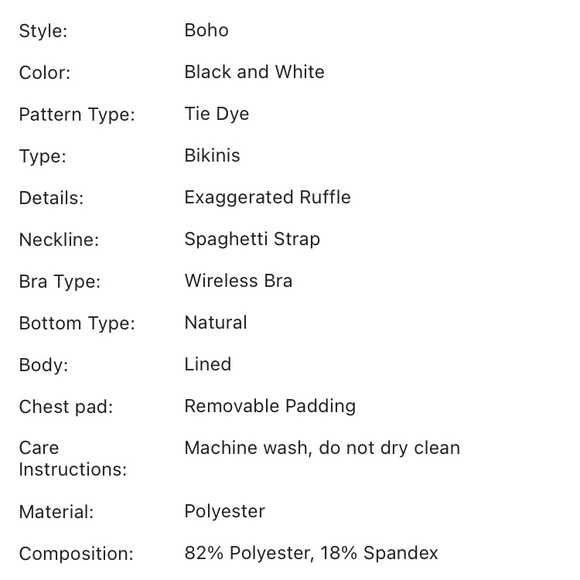 NWT Shein girls bikini -sz 10 - Picture 4 of 9